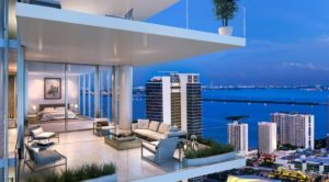 modern house and view